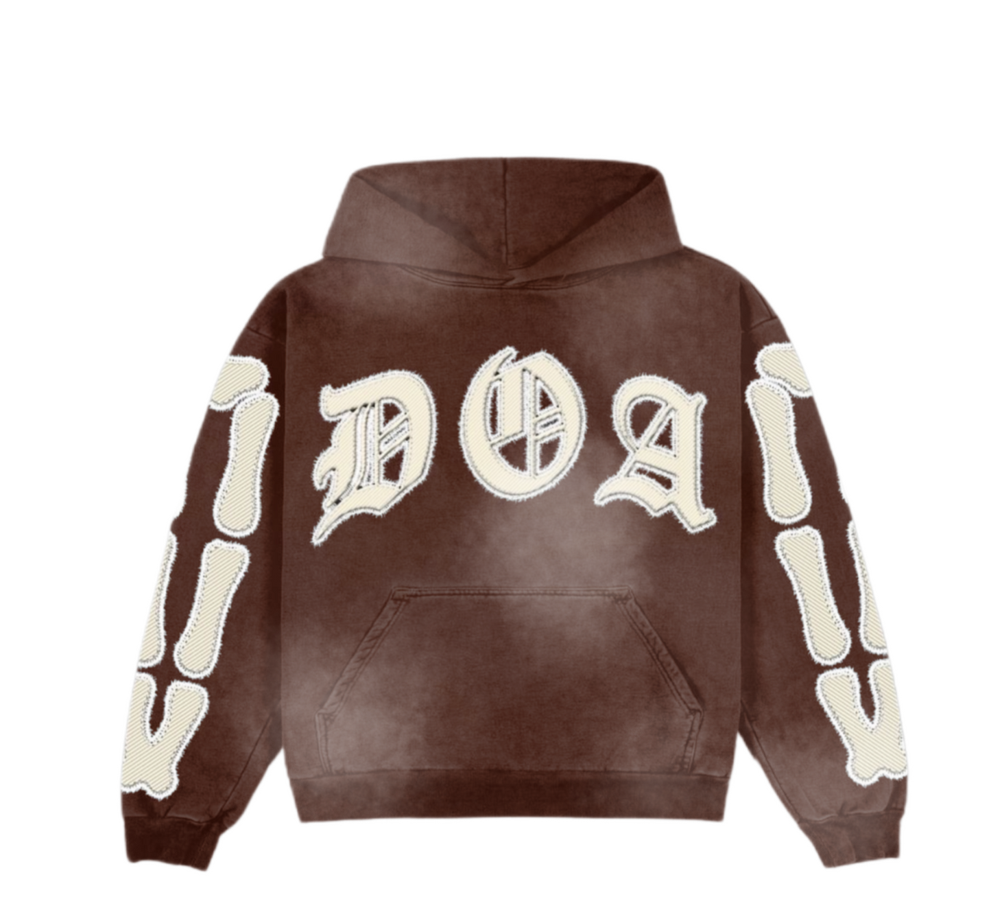 Brown & White ( Hoodie Only )